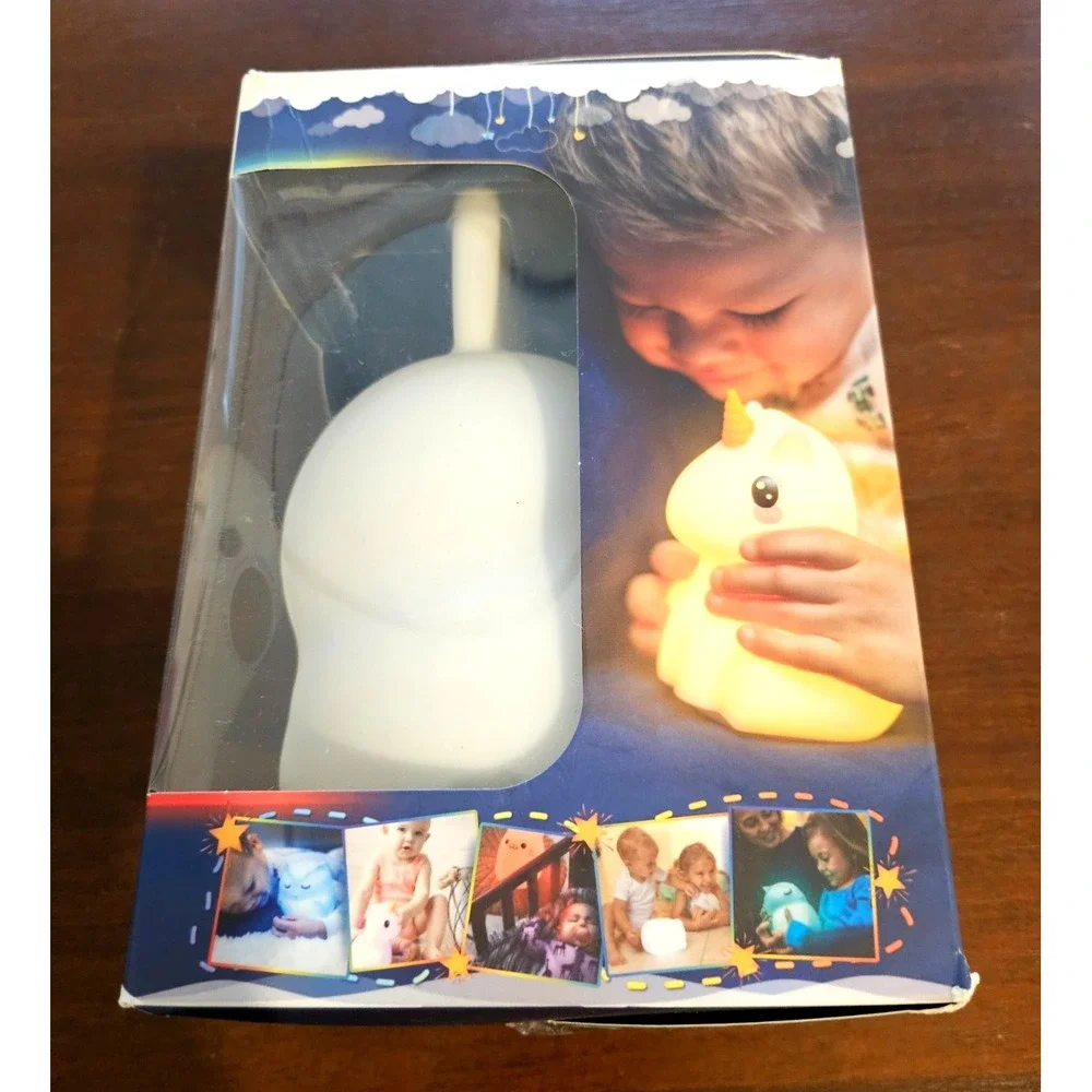 LumiPets Rabbit Night Light with Remote Control Rechargeable 9 Color‎ Light